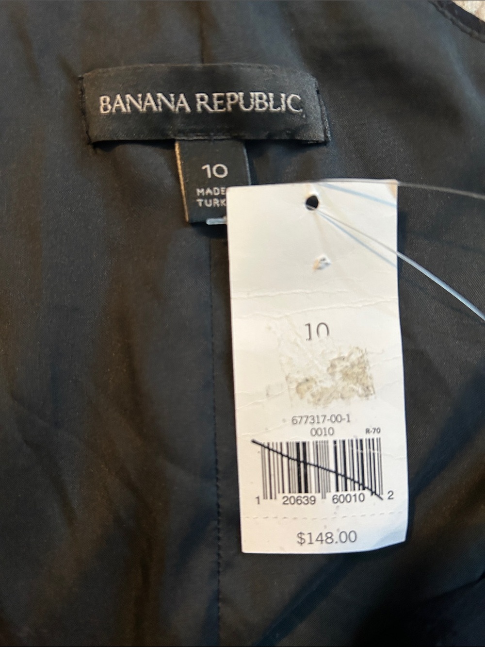 Banana Republic One-Shoulder Black Dress with Shoulder Bow - Picture 3 of 3
